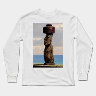 Moai Long Sleeve T-Shirt